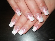 Irina fehér ezüst csillámmal