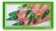 Best Nails - Christmas nails GRINCH