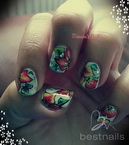 Best Nails - Vintage flowers