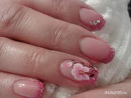 Zselé porcival akril díszítéssel