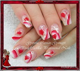 Valentine nails