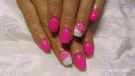 Pink fehér kombináció