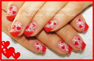 Valentine nails