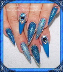 Blue nails