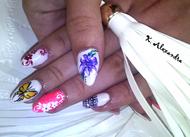 Best Nails - Combined nail decoration