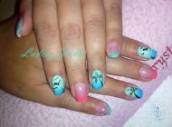 Best Nails - Combined nail decoration