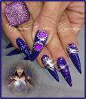 Best Nails - Purple nail