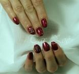 Porcelán géllakkal 