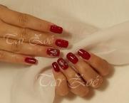 Porcelán géllakkal 