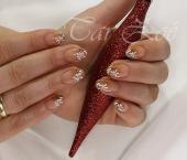 Porcelán géllakkal 