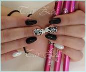 Porcelán géllakkal 