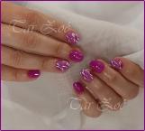 Porcelán géllakkal 