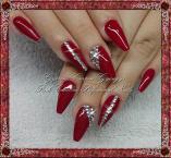 Best Nails - Red diamond nail