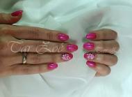 Porcelán géllakkal 