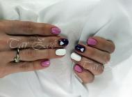 Porcelán géllakkal 