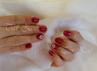 Porcelán géllakkal