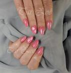 Porcelán géllakkal 