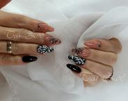 Porcelán géllakkal 