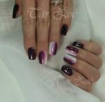 Porcelán géllakkal 