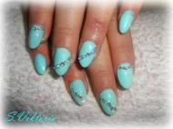 Best Nails - Combined nail decoration