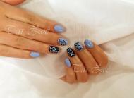 Porcelán géllakkal 