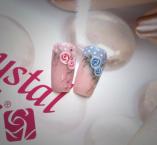 Derűs kék és rózsakvarc