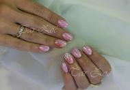 Porcelán géllakkal 