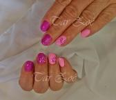 porcelán géllakkal