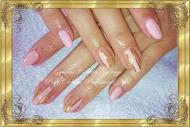Best Nails - Pink and gold nails