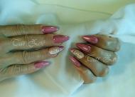 porcelán géllakkal