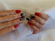 porcelán géllakkal