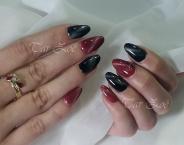 porcelán géllakkal