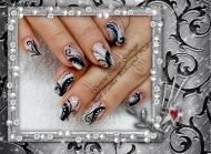 Best Nails - Black and white nail
