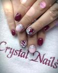 Best Nails - Pink bordó kombó
