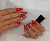 Porcelán géllakkal 