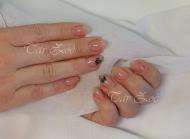 Porcelán géllakkal 