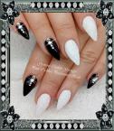 Best Nails - Black and white nail