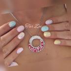 Porcelán géllakkal