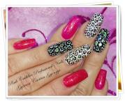 Best Nails - Pink leopard nail