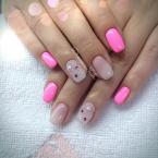 Best Nails - Neon és Swarovski pixie