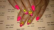 Best Nails - Neon ombre és nyomda