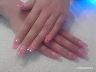 csillám gumi dísszel