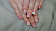Best Nails - Babyboomer csillámmal