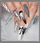 Marilyn Monroe nail art