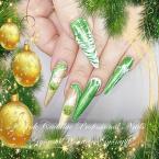 Christmas nail art
