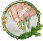 Christmas nail art