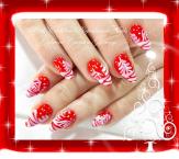 Christmas nail art