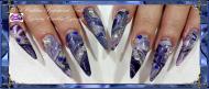 Marble nail art