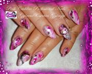 Marble nail art
