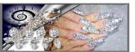 Diamond nail art